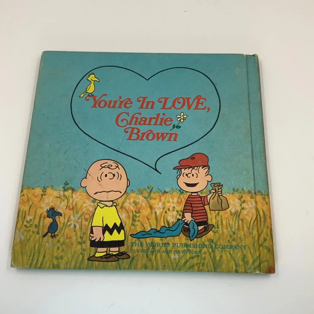 Vintage 1968 You're In Love Charlie Brown Charles M Schulz First Edition Book